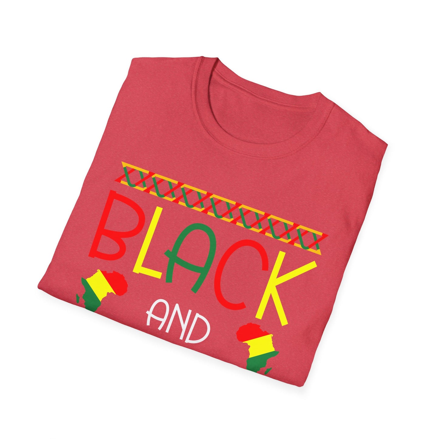 Black And Beautiful Unisex Softstyle T-Shirt