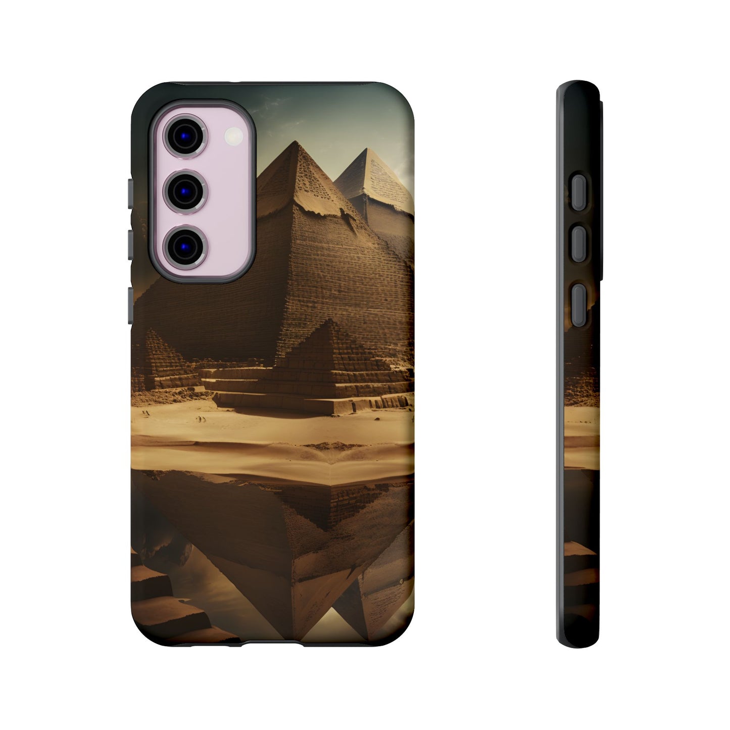 Pyramid Phone Case – Ancient Egypt Inspired Design, Desert Landscape Art, Stylish Protective Cover