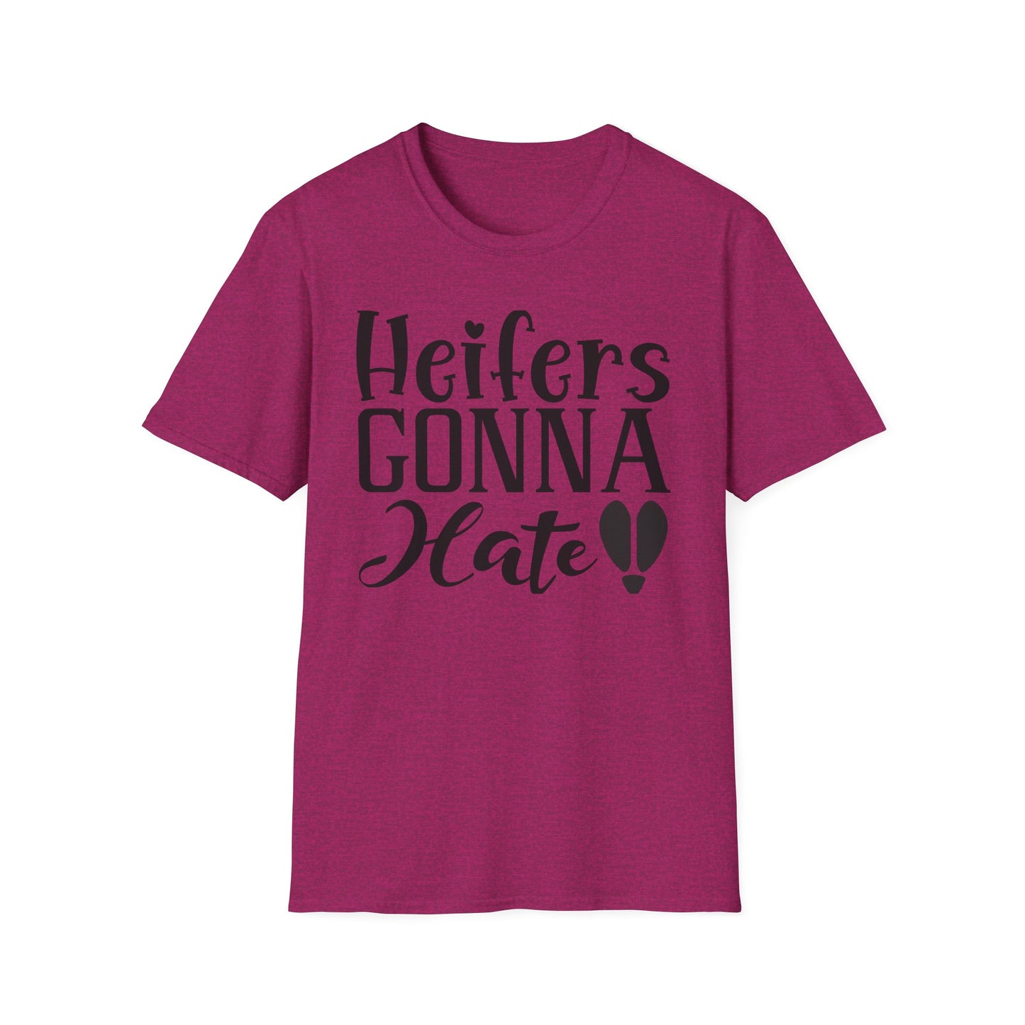 Heifers Gonna Hate  Afro Unisex Softstyle T-Shirt