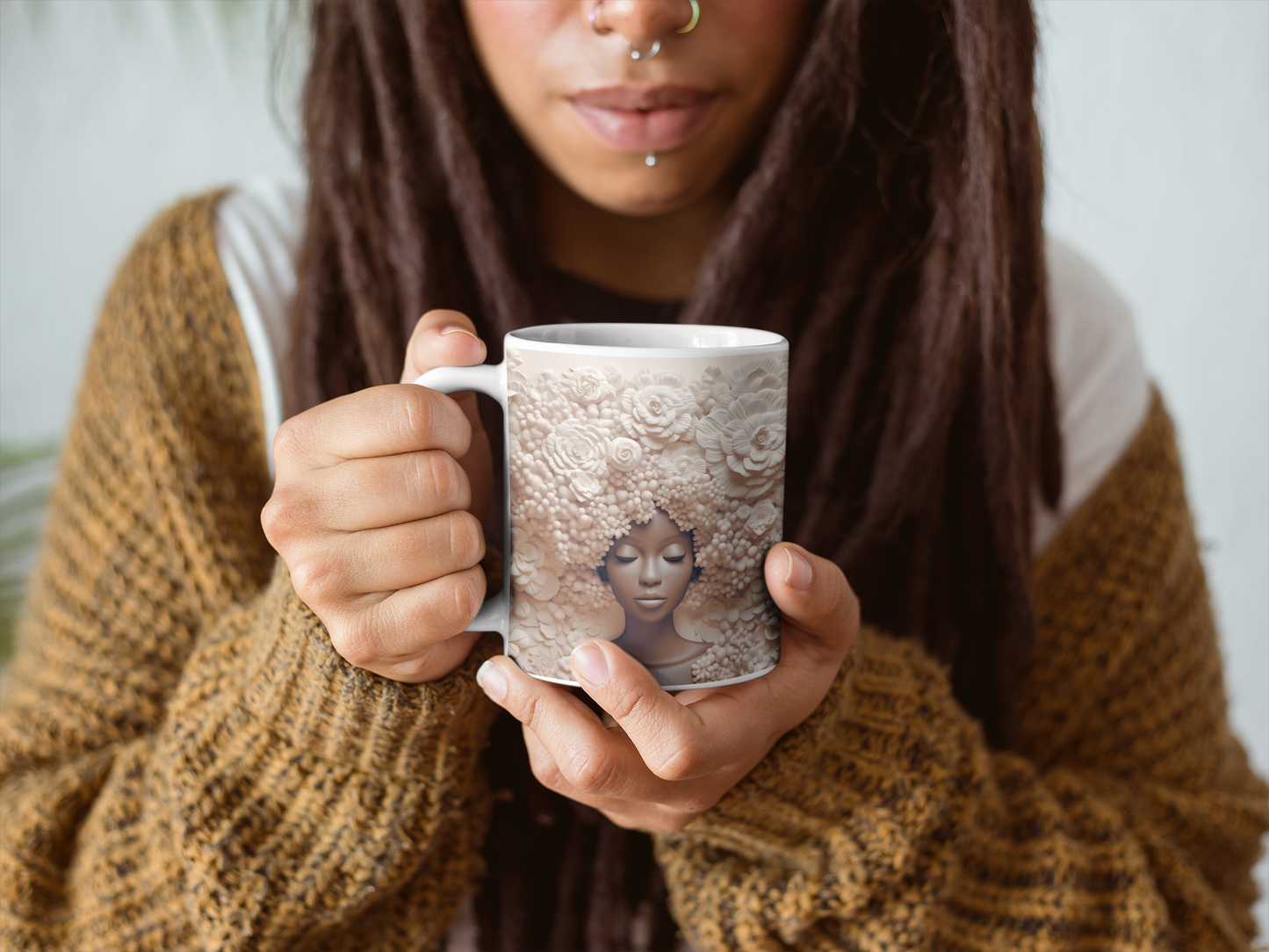 Coffee Mug Afro