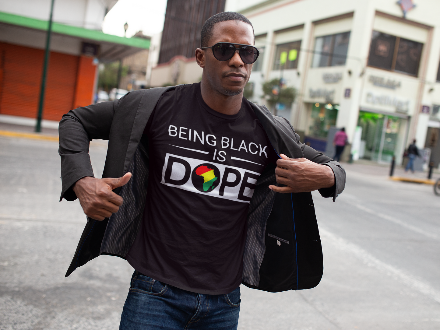 Being Black Is Dope Unisex Softstyle T-Shirt