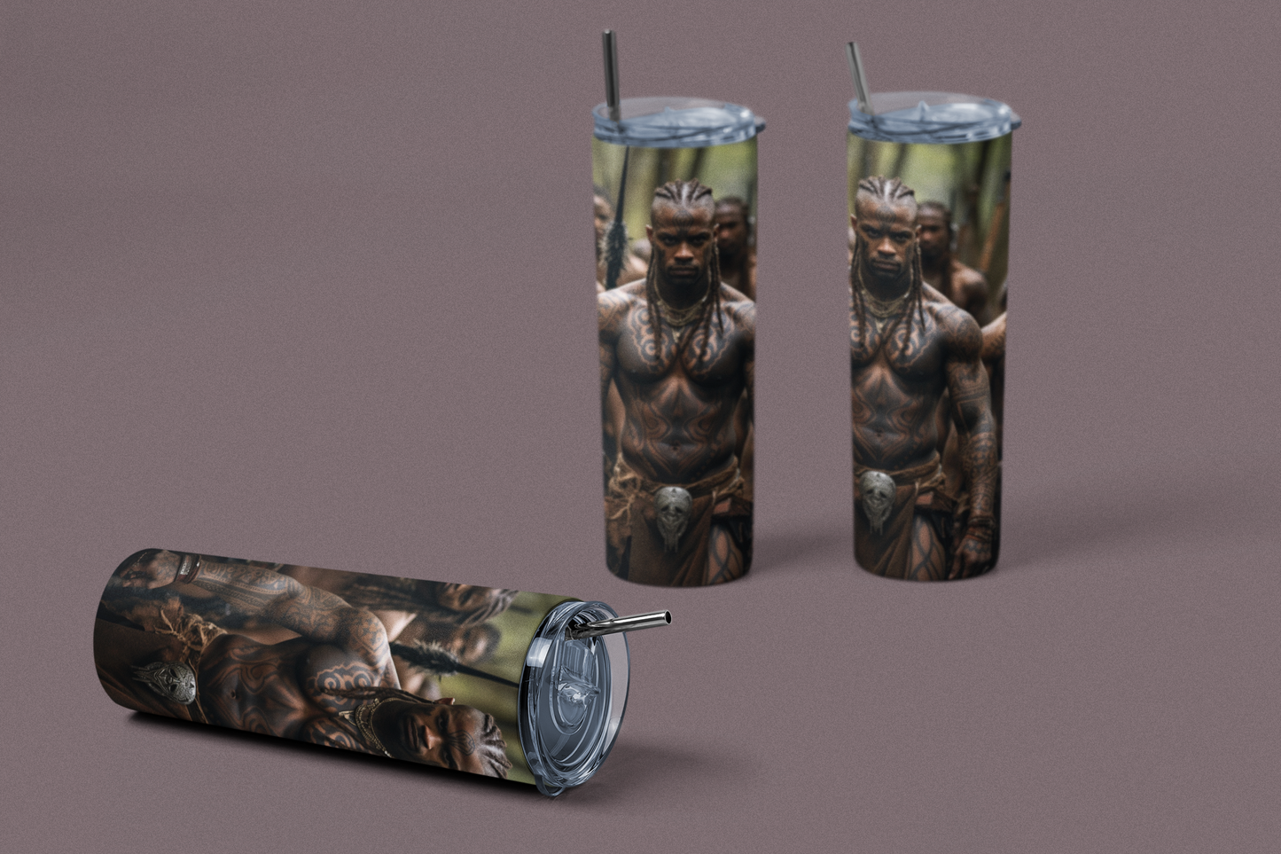 African Warrior Tumbler