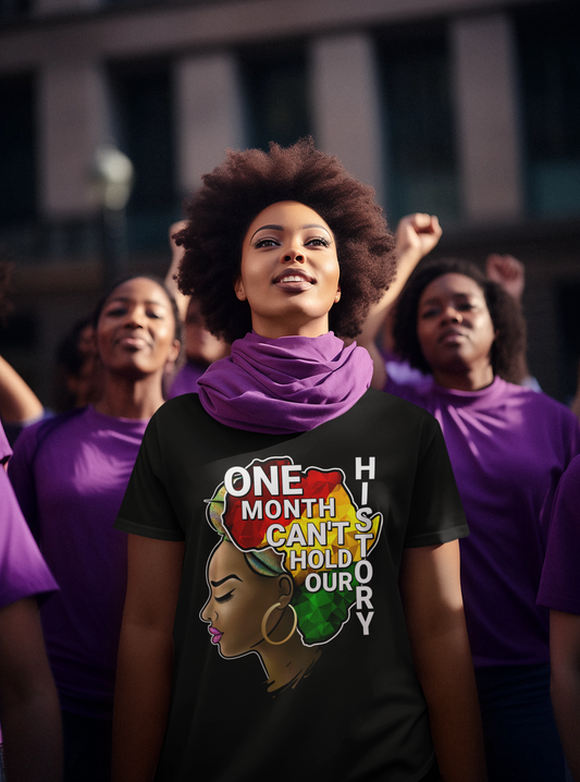 One Month Cant Hold Our History Queen Softstyle T-Shirt