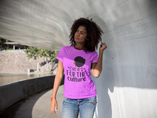 Do It For The Culture Afro Queen Softstyle T-Shirt