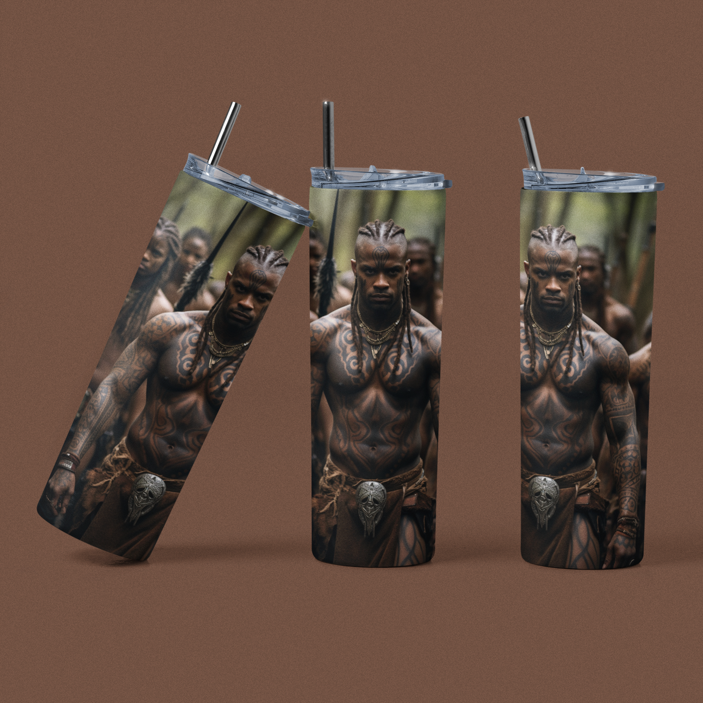 African Warrior Tumbler