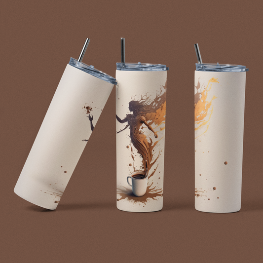 Coffee Art Tumbler Design