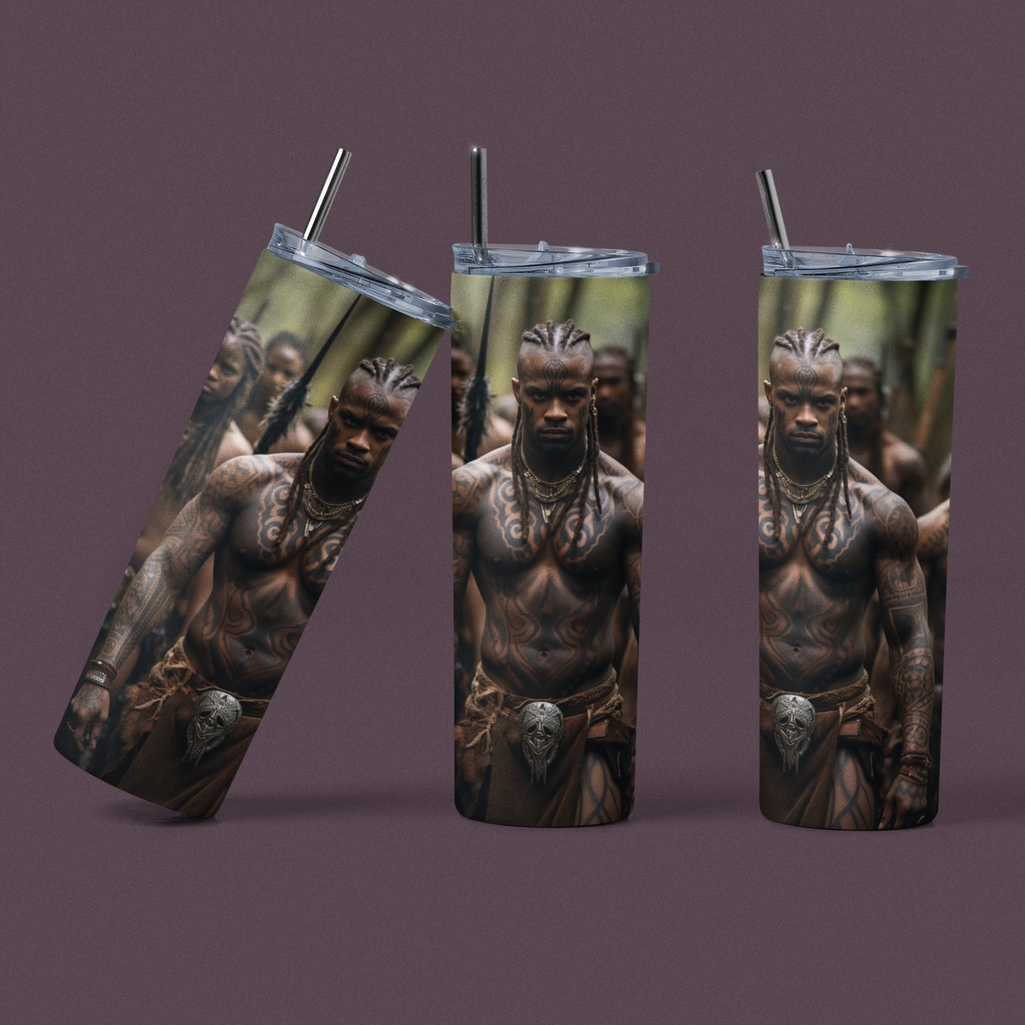 African Warrior Tumbler