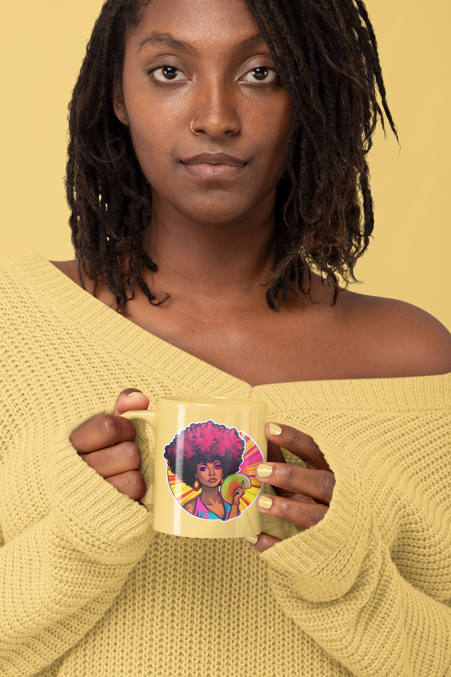 Afro Coffee Mug