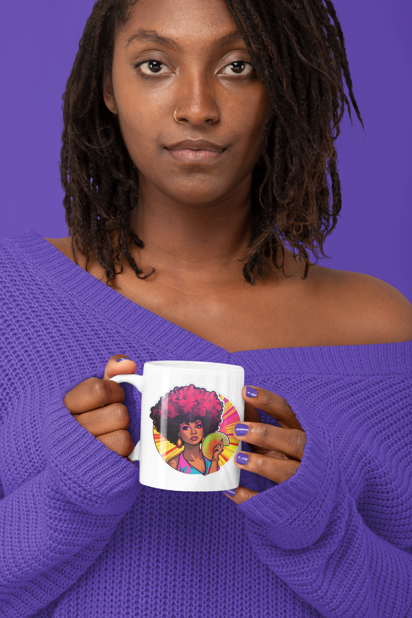 Afro Coffee Mug