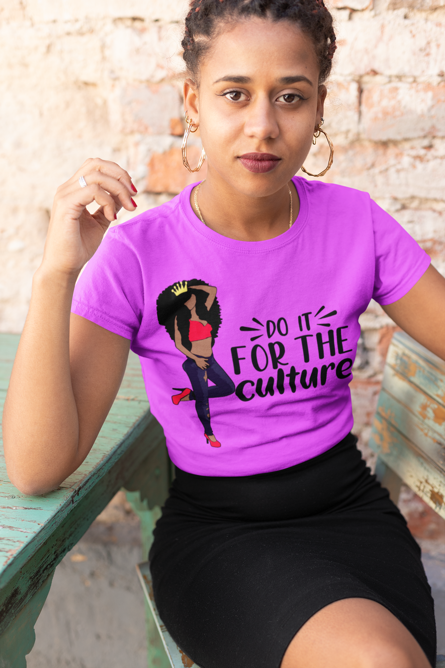 Black Girl Do It For The Culture Unisex Softstyle T-Shirt