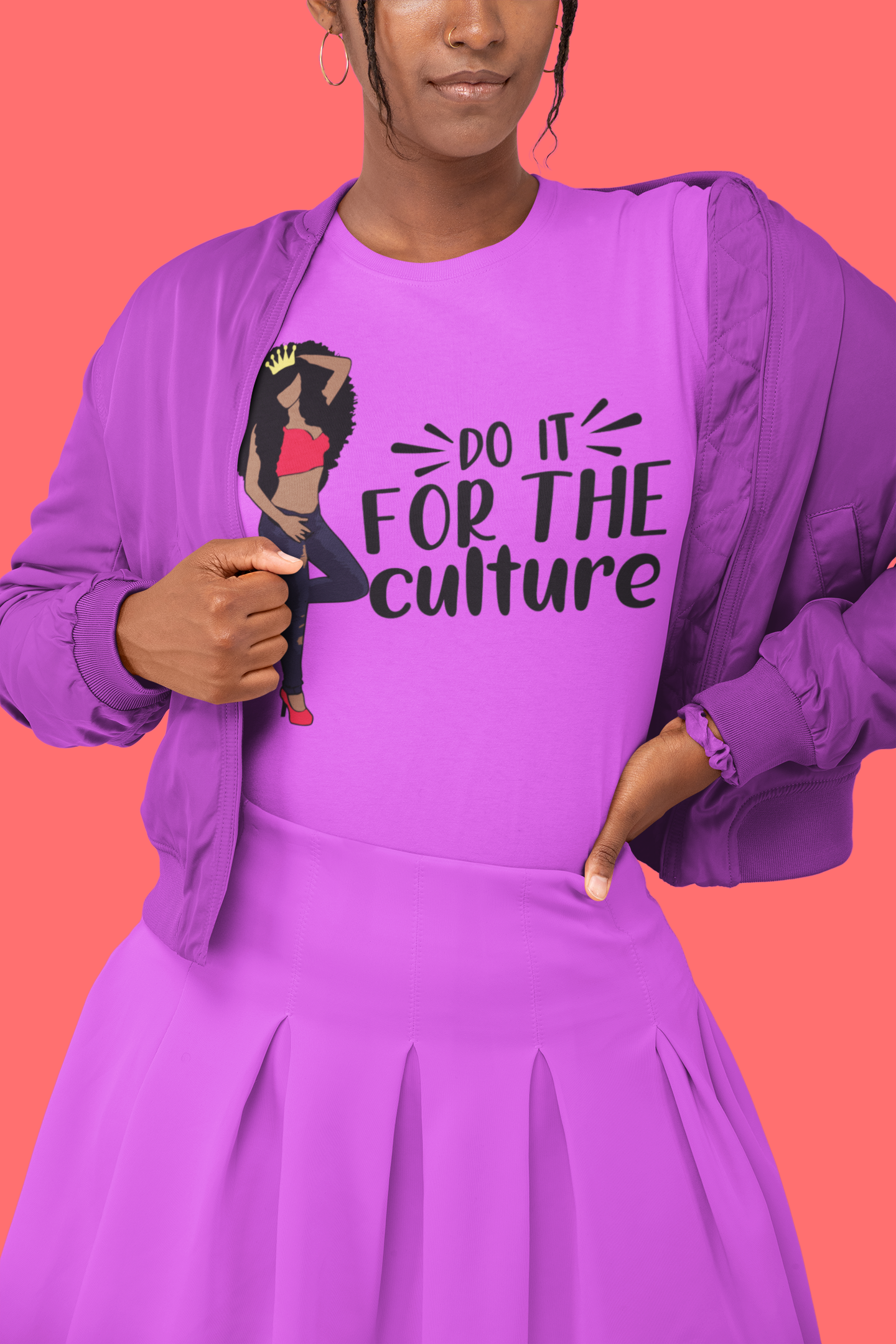 Black Girl Do It For The Culture Unisex Softstyle T-Shirt